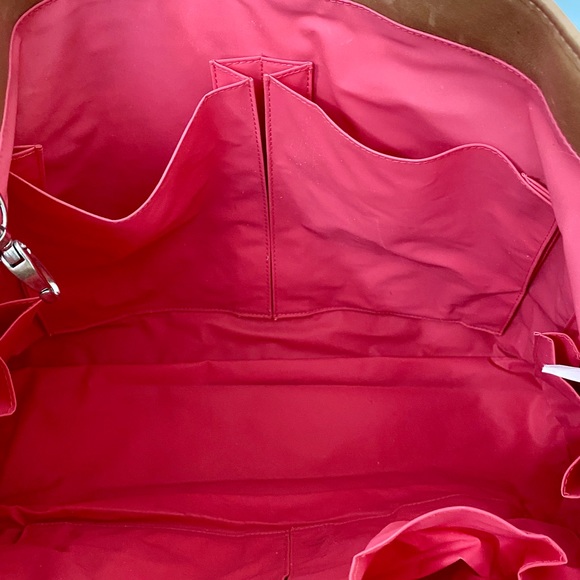 POUT Designer Baby Diaper Bag Quilted Large Brown - Picture 12 of 16